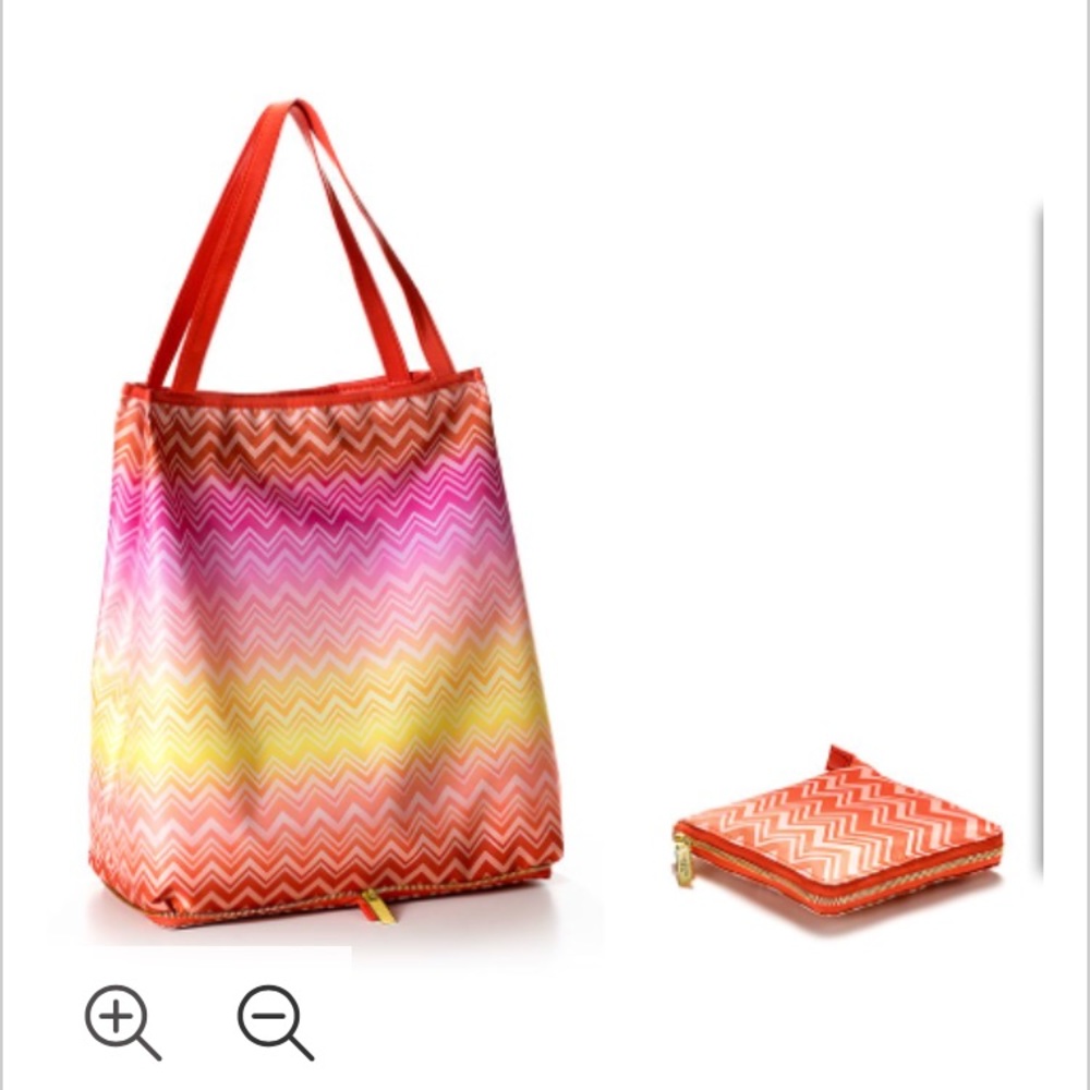 Missoni packable tote bag